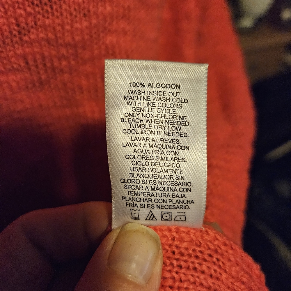 Ellen Tracy Knit Hooded  Sweater W/ Zipper - Picture 8 of 9